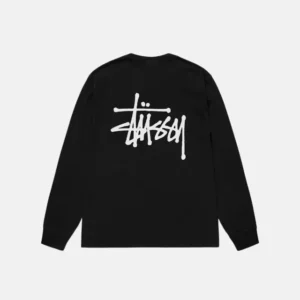 Stussy Basic LS Tee Pigment Dyed Black