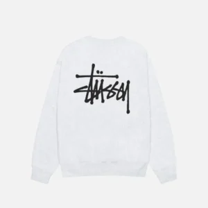 Stüssy Basic Crew Ash Heather