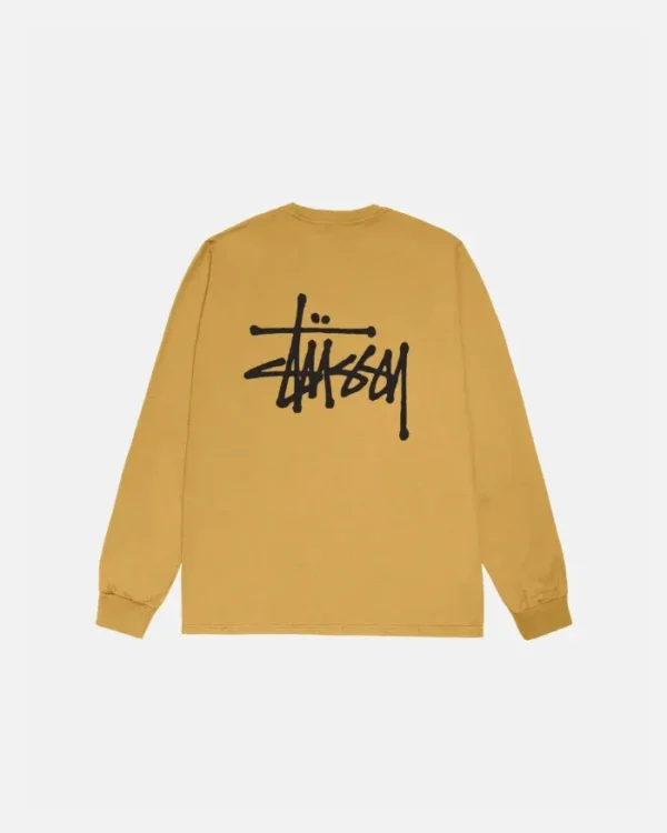 Stussy Basic LS Tee Curry