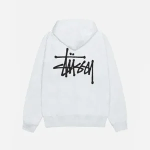 Stussy Basic Hoodie Ash Heather