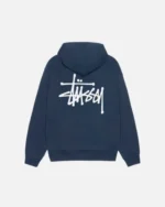 Stussy Basic Hoodie Navy
