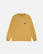 Stussy Basic LS Tee Curry